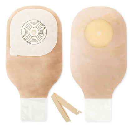 Premier™ One-Piece Ultra Clear Colostomy Pouch, Flange