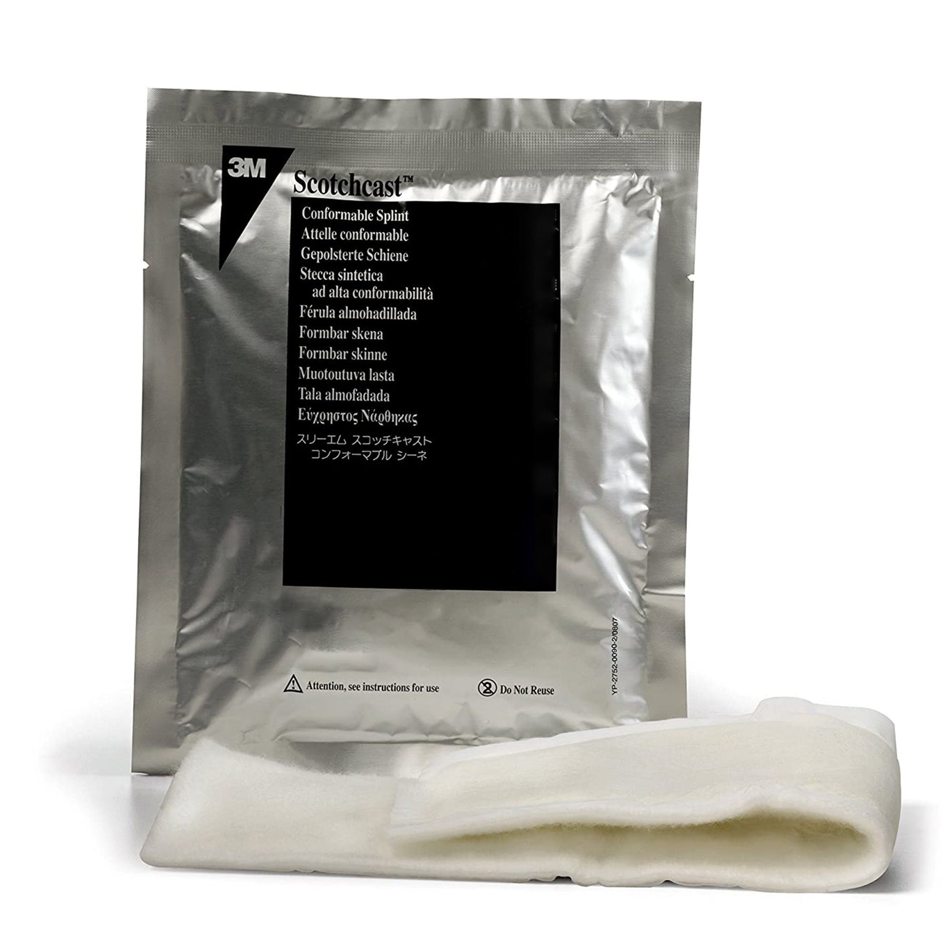 3M™ Scotchcast™ Quick Step Double Sided Felt Padded Precut Splint, 2 x