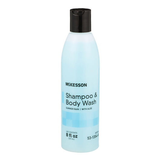 McKesson 2-in-1 Shampoo and Body Wash, Flip-Top Bottle, Summer Rain Scent