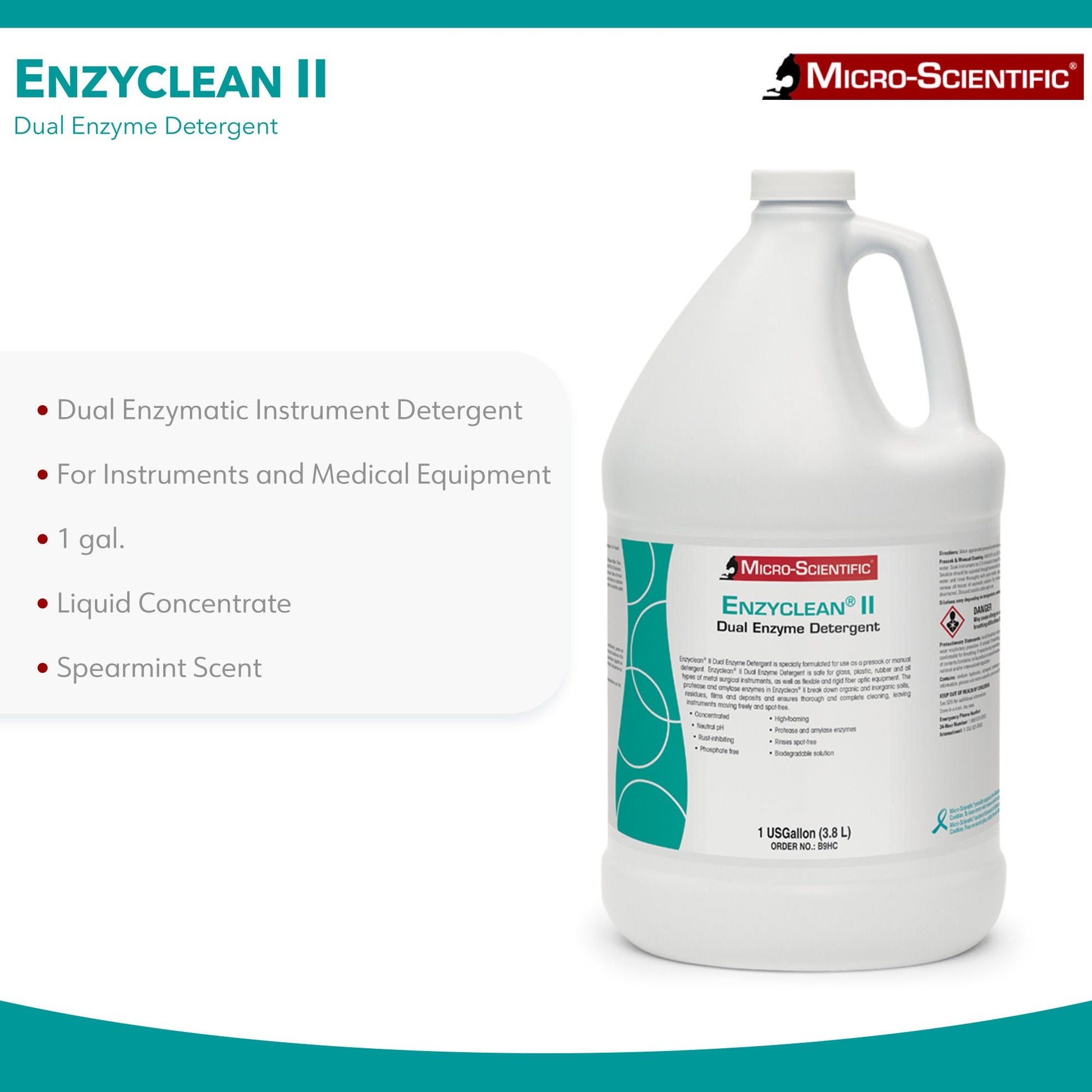 Enzyclean® II Dual Enzymatic Instrument Detergent / Presoak - view 4