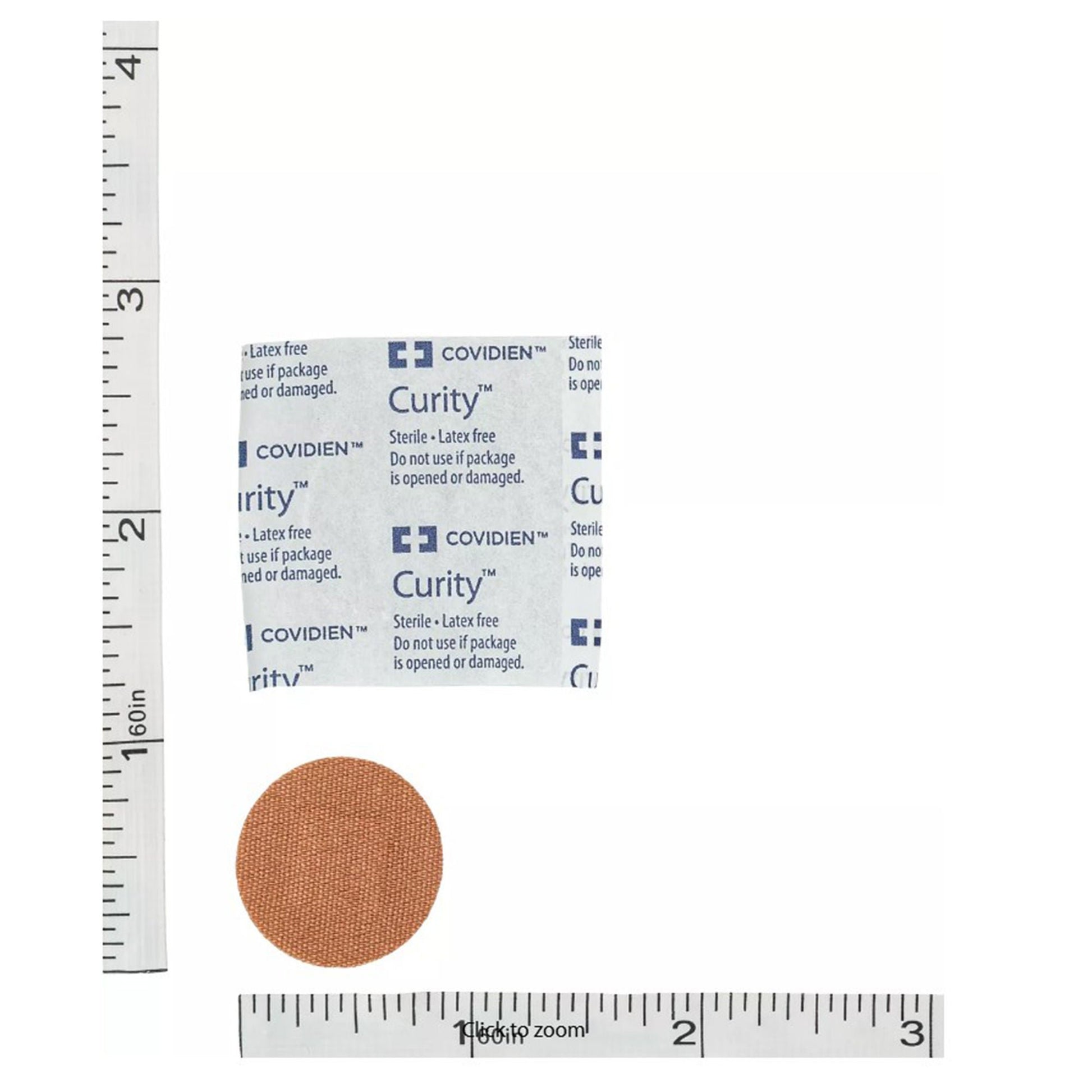 Curity™ Adhesive Spot Bandage, Round