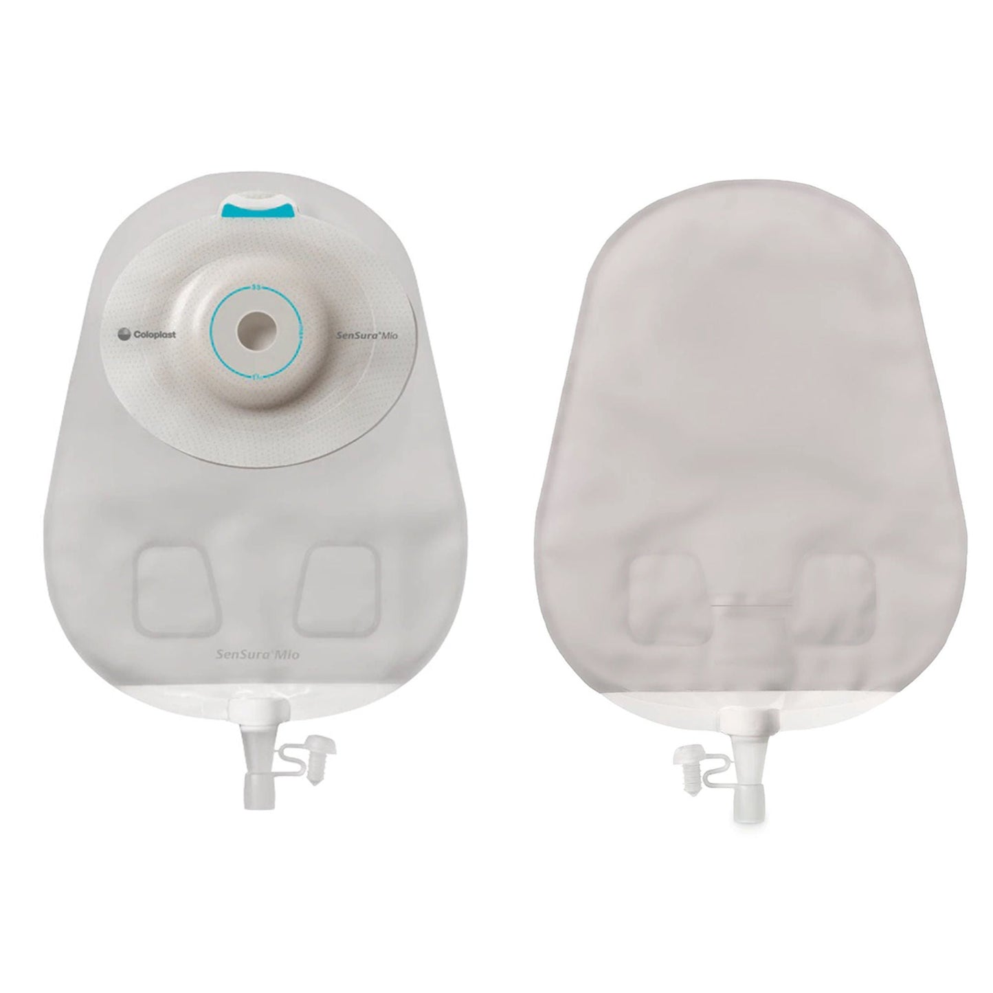 SenSura® Mio Convex Deep 1-Piece Transparent Urostomy Pouch, Stomas