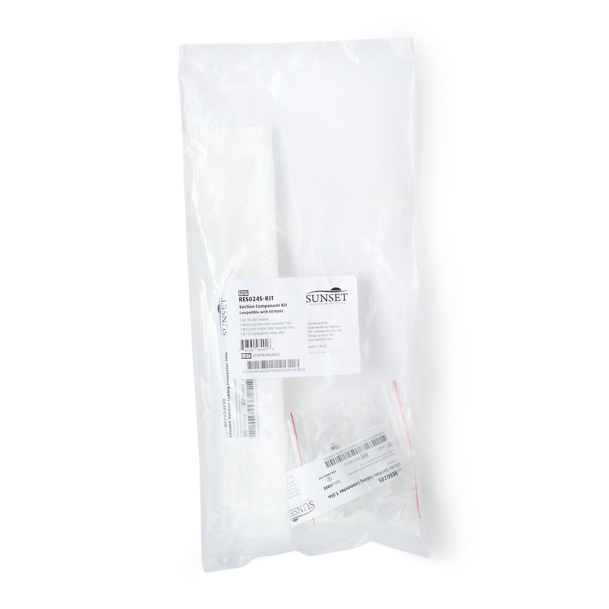 Sunset Healthcare Solutions Suction Filter Component Kit