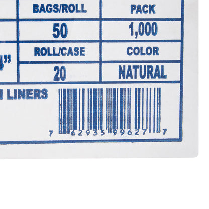 McKesson Light Duty Trash Bag, Clear
