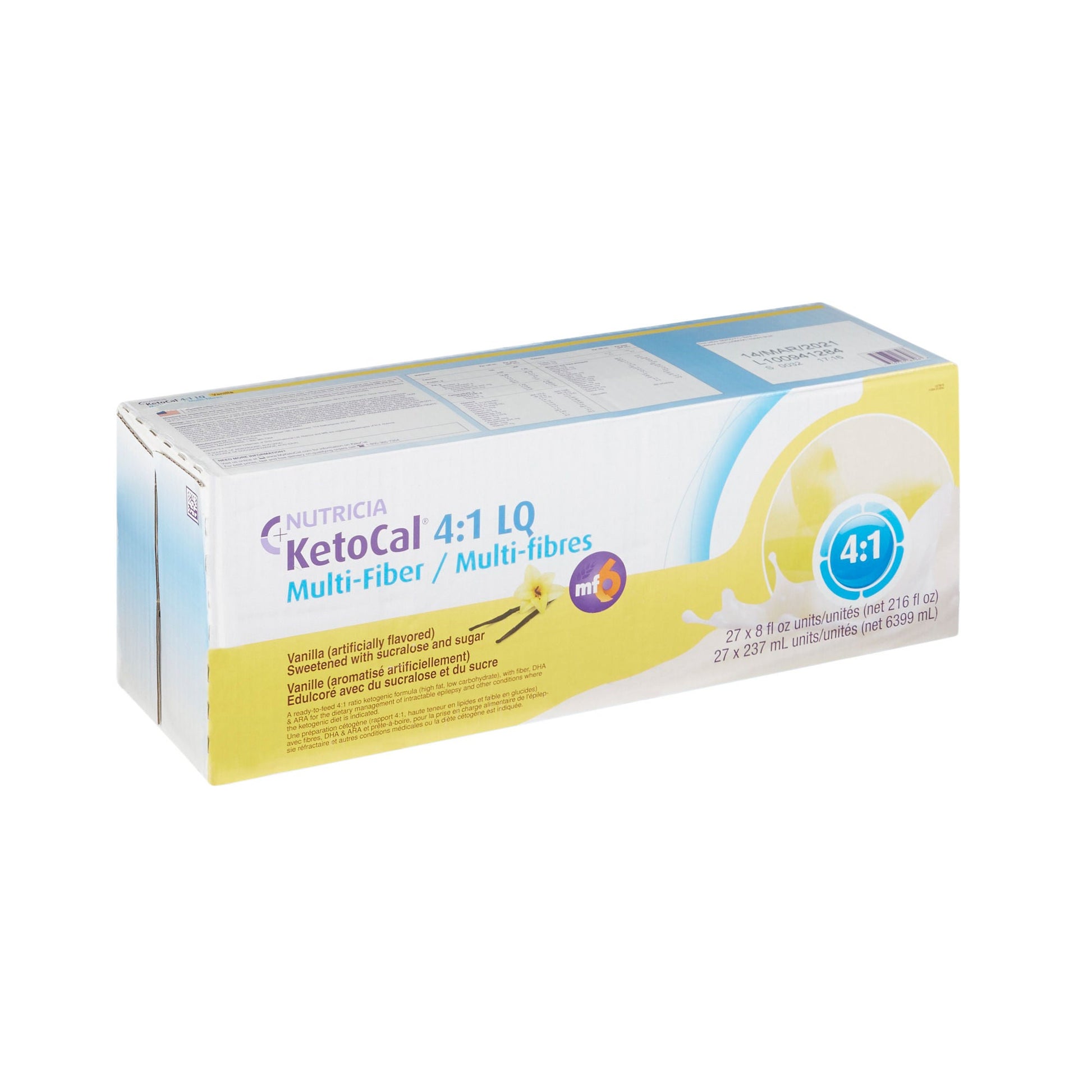 KetoCal® 4:1 LQ Vanilla Formula for Dietary Management of Intractable Epilepsy