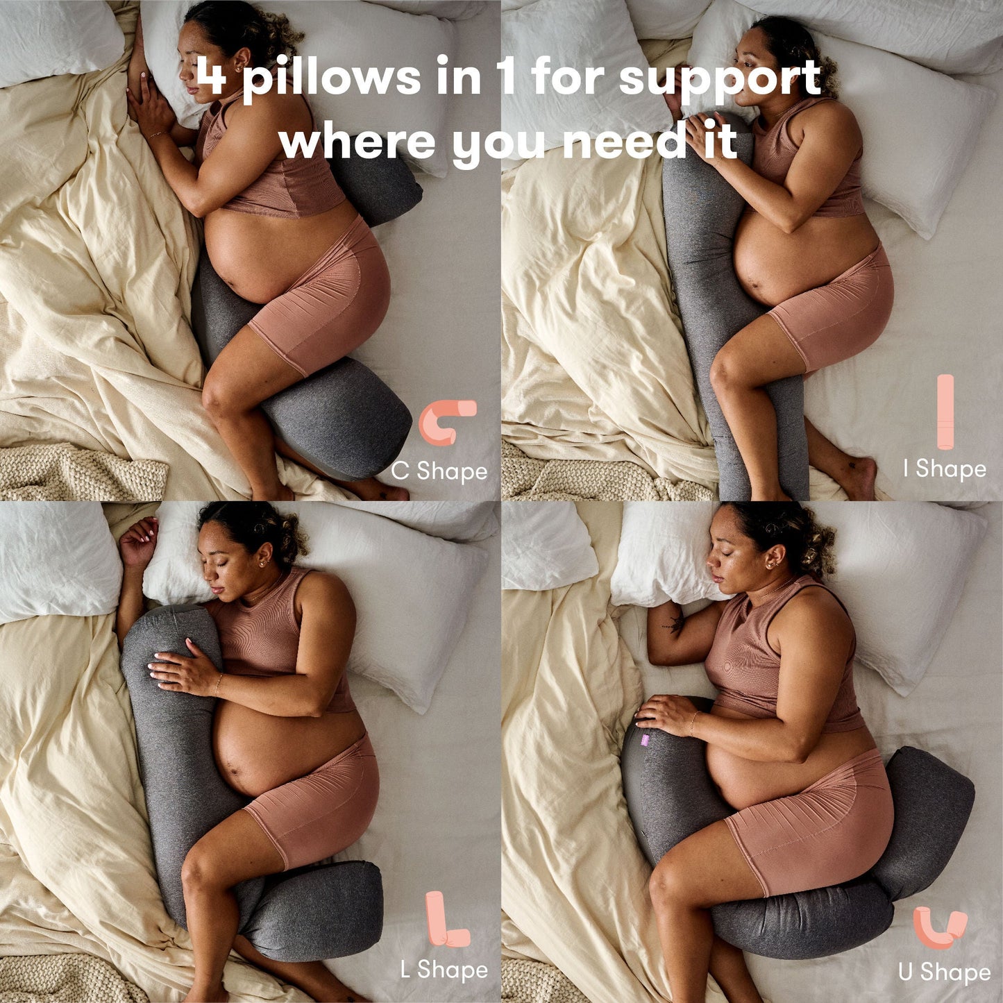 Fridababy Nursing Pillow Gray Reusable