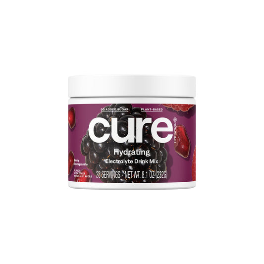 Cure Electrolyte Drink Mix, Berry Pomegranate, Jar