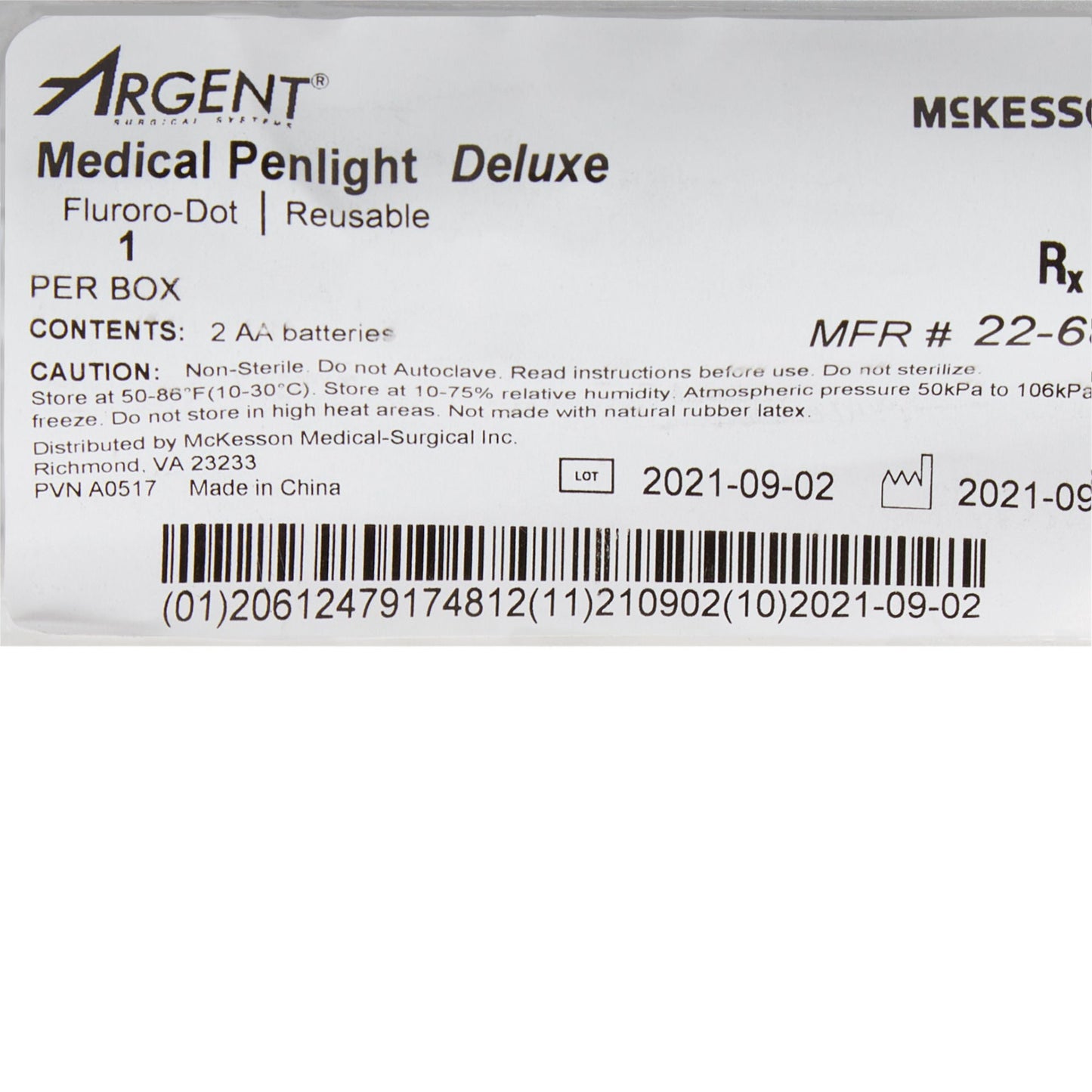 McKesson Penlight, White, 7 Inch