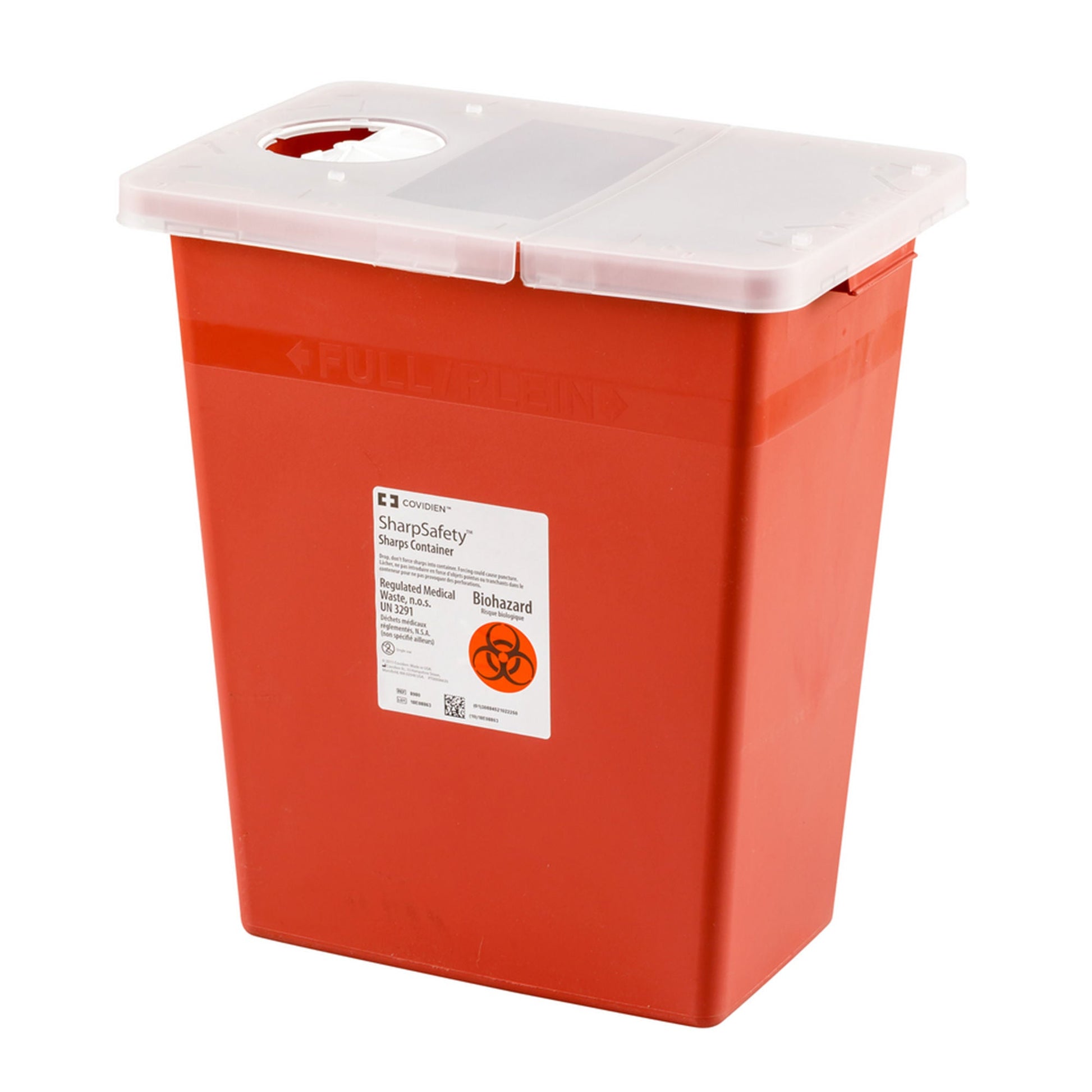SharpSafety™ Multi-purpose Sharps Container, 8 Gallon