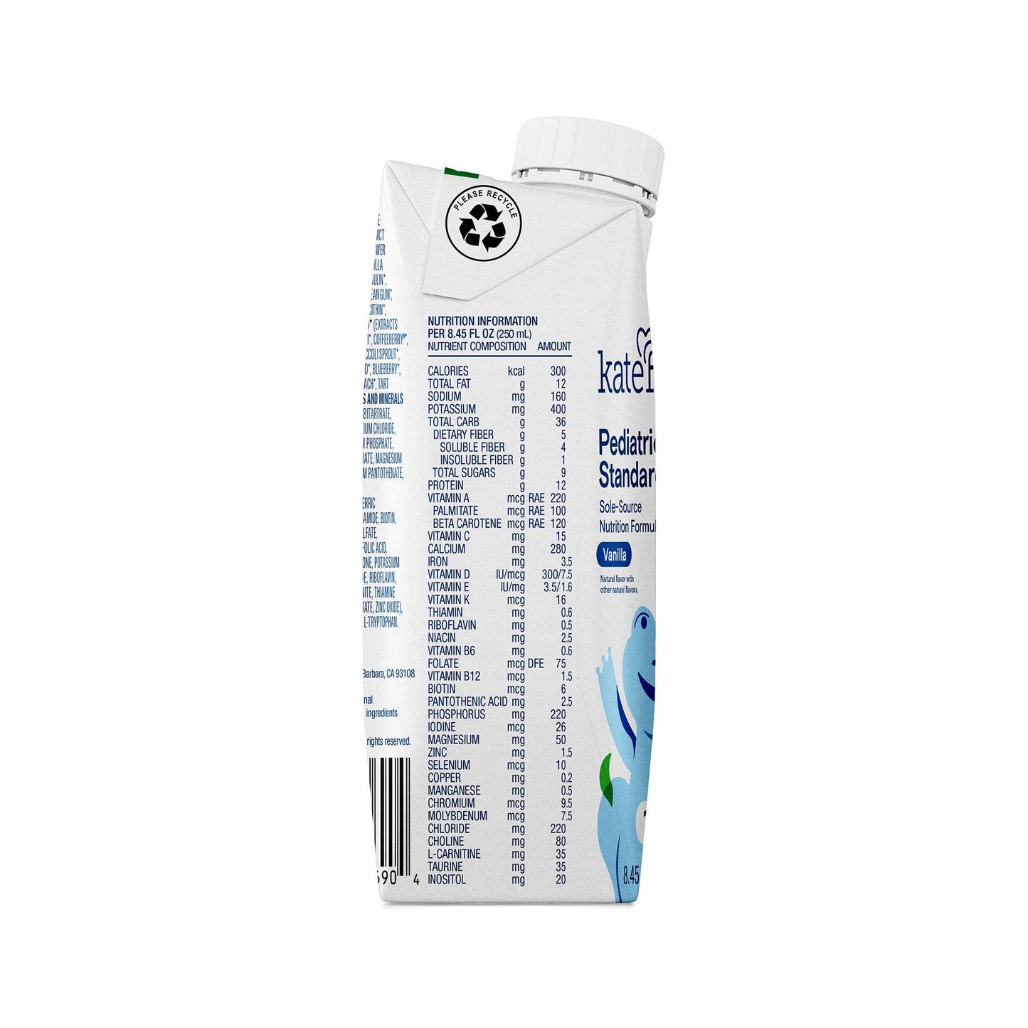 Kate Farms® Pediatric Standard 1.2 Sole-Source Nutrition Formula, Vanilla