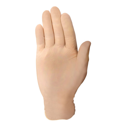 PremierPro™ Heavy Stretch Vinyl Exam Gloves, Beige