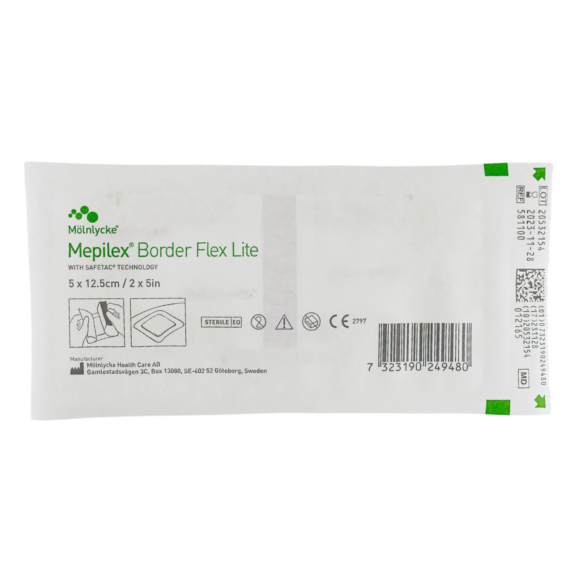 Mepilex® Border Flex Lite Silicone Foam Dressing