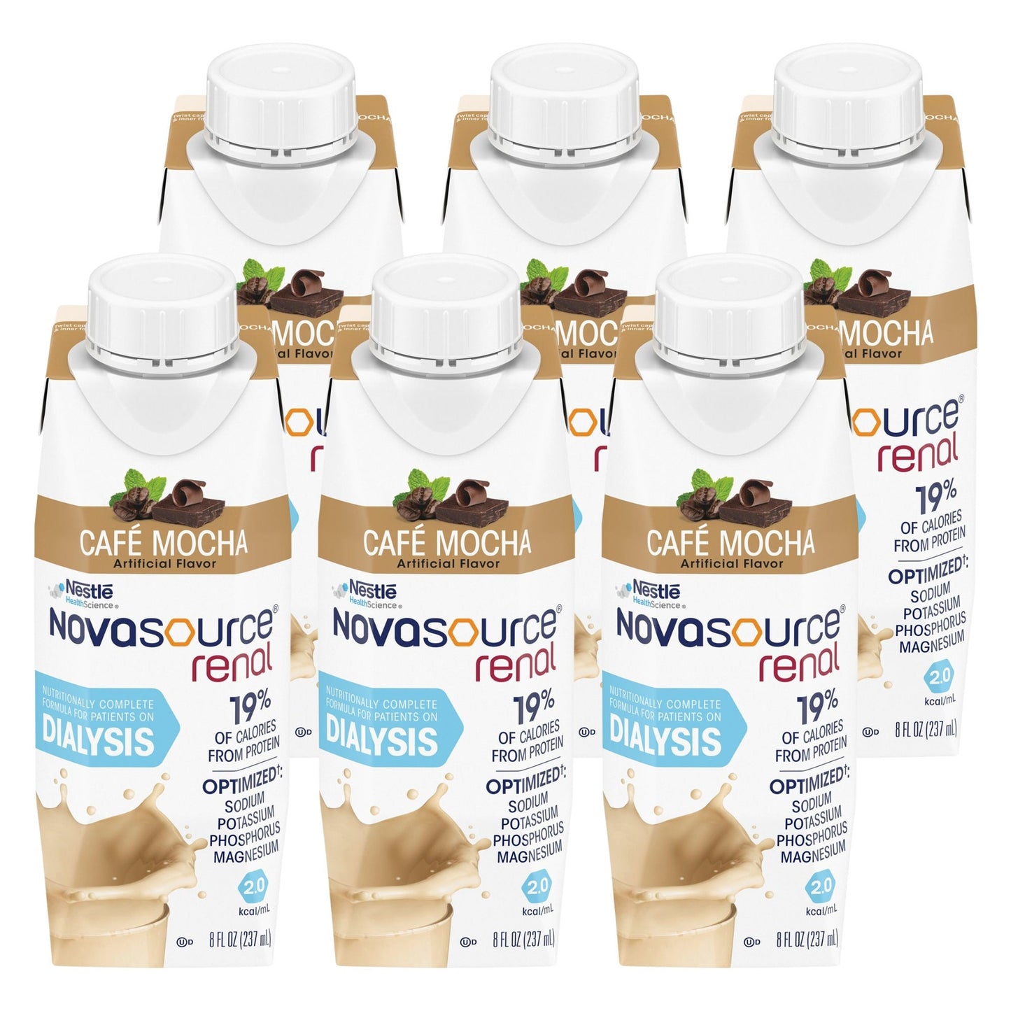 Novasource® Renal Café Mocha Formula for Patients on Dialysis, Carton