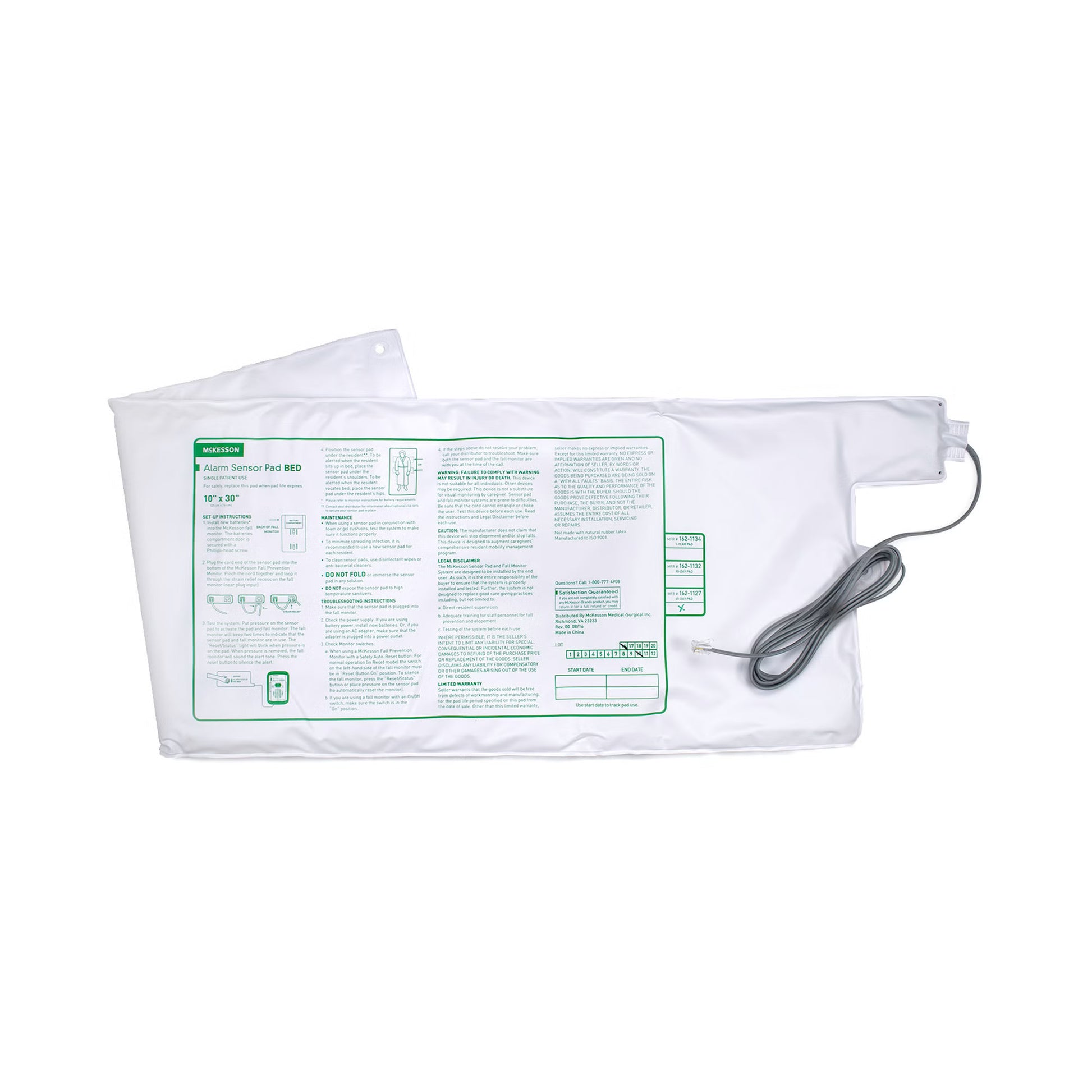 McKesson Bed Alarm Sensor Pad