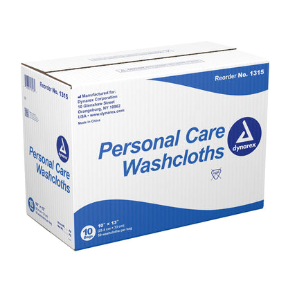 dynarex® Personal Care Washcloth, Disposable