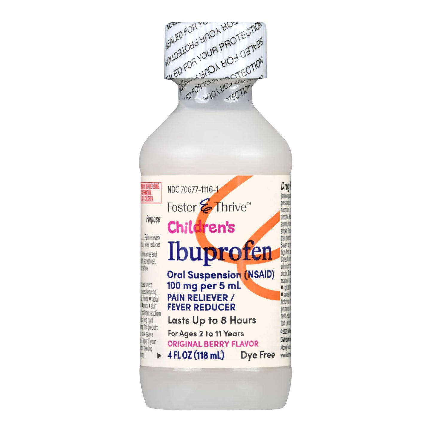 Foster & Thrive™ Children's Ibuprofen Oral Suspension, Original Berry
