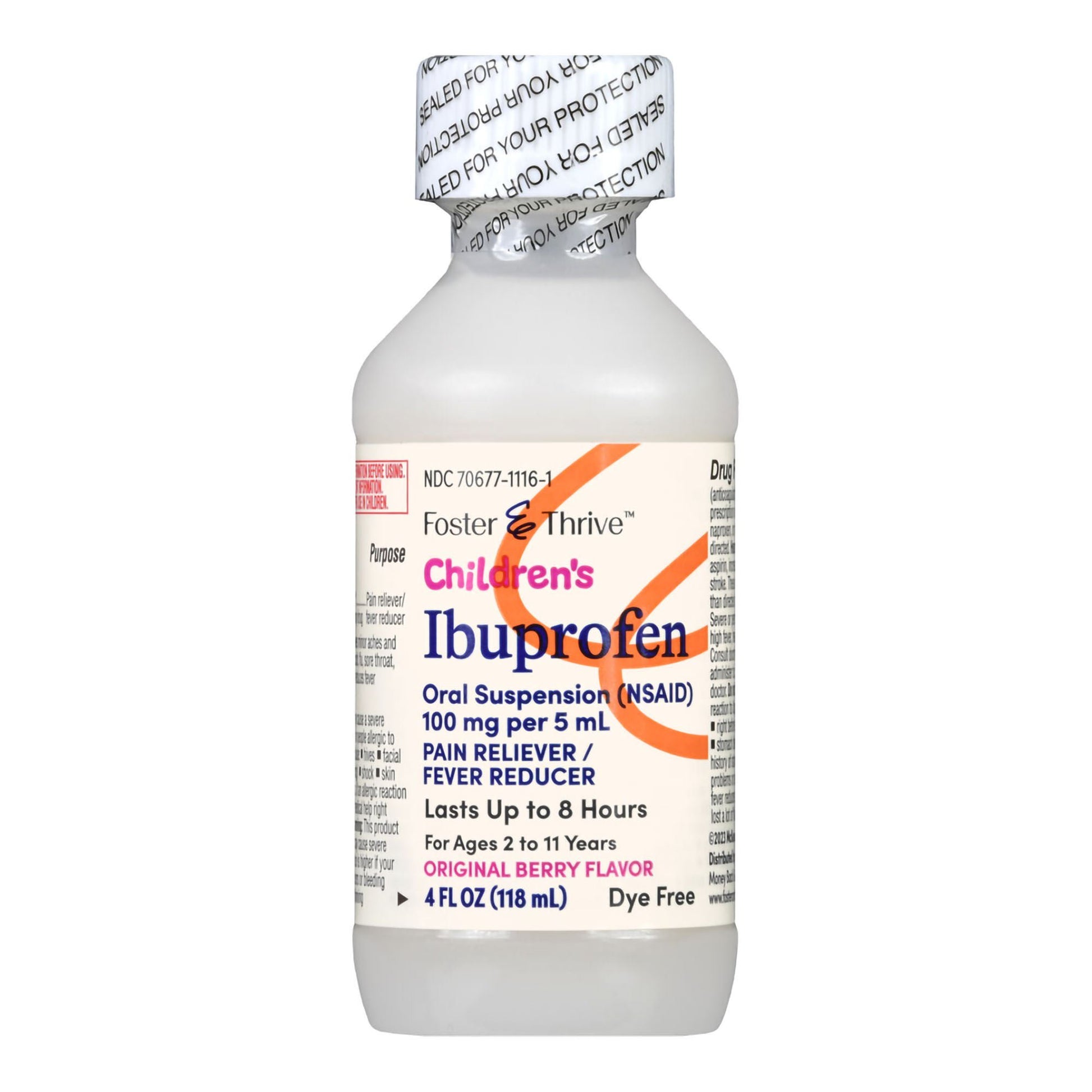 Foster & Thrive™ Children's Ibuprofen Oral Suspension, Original Berry