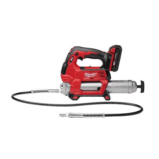 Milwaukee M18 Cordless 2-Speed Grease Gun Kit 2646-21CT | M18 Battery, Polycarbonate