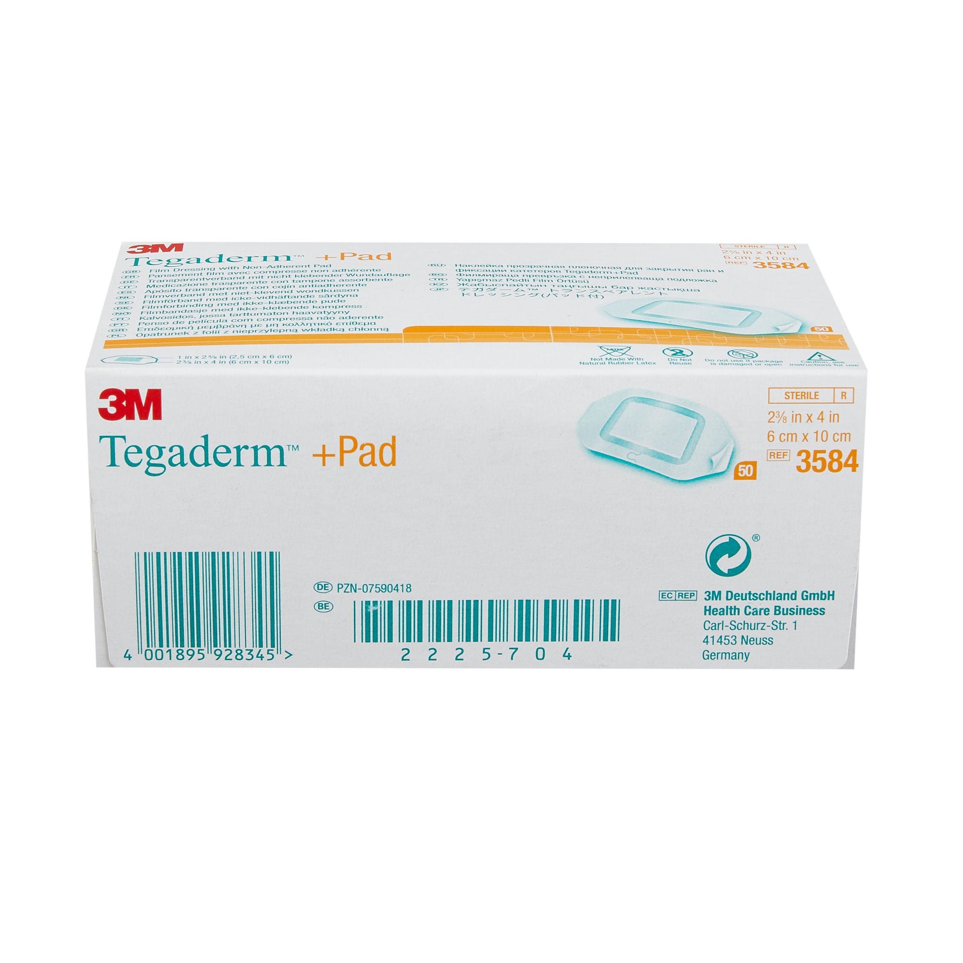 3M™ Tegaderm™ Transparent Film Dressing with Pad