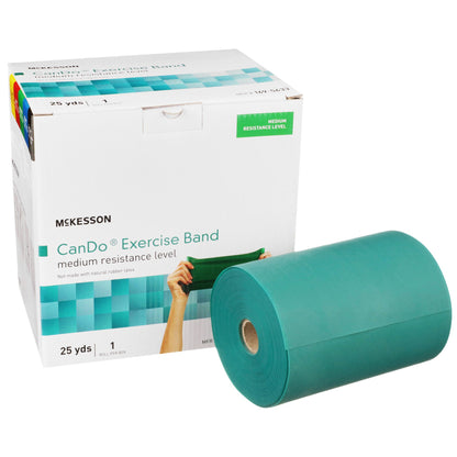 McKesson Exercise Resistance Band, Green, Medium Resistance