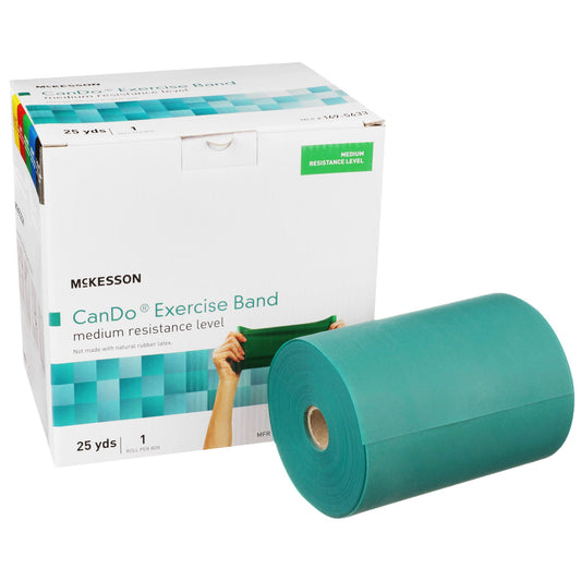 McKesson Exercise Resistance Band, Green, Medium Resistance