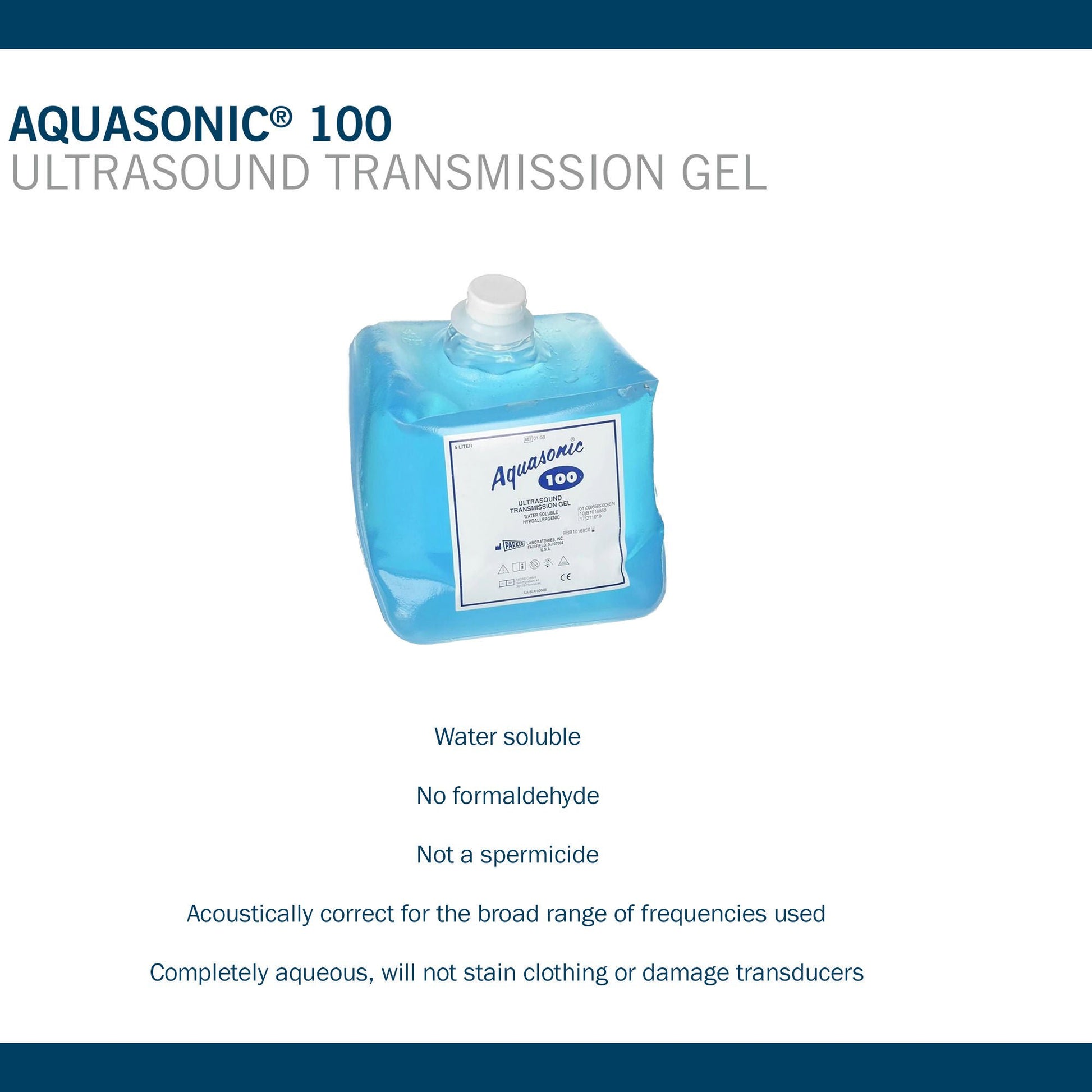 Aquasonic® 100 Transmission Ultrasound Gel