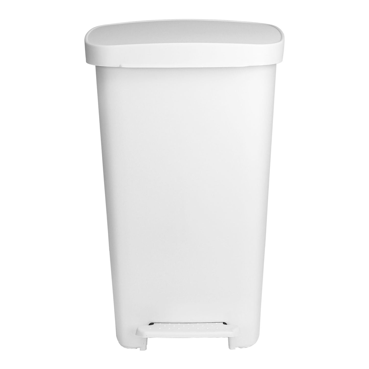 McKesson Waste Can with Step-On Pedal, White, x 26.57 Inch
