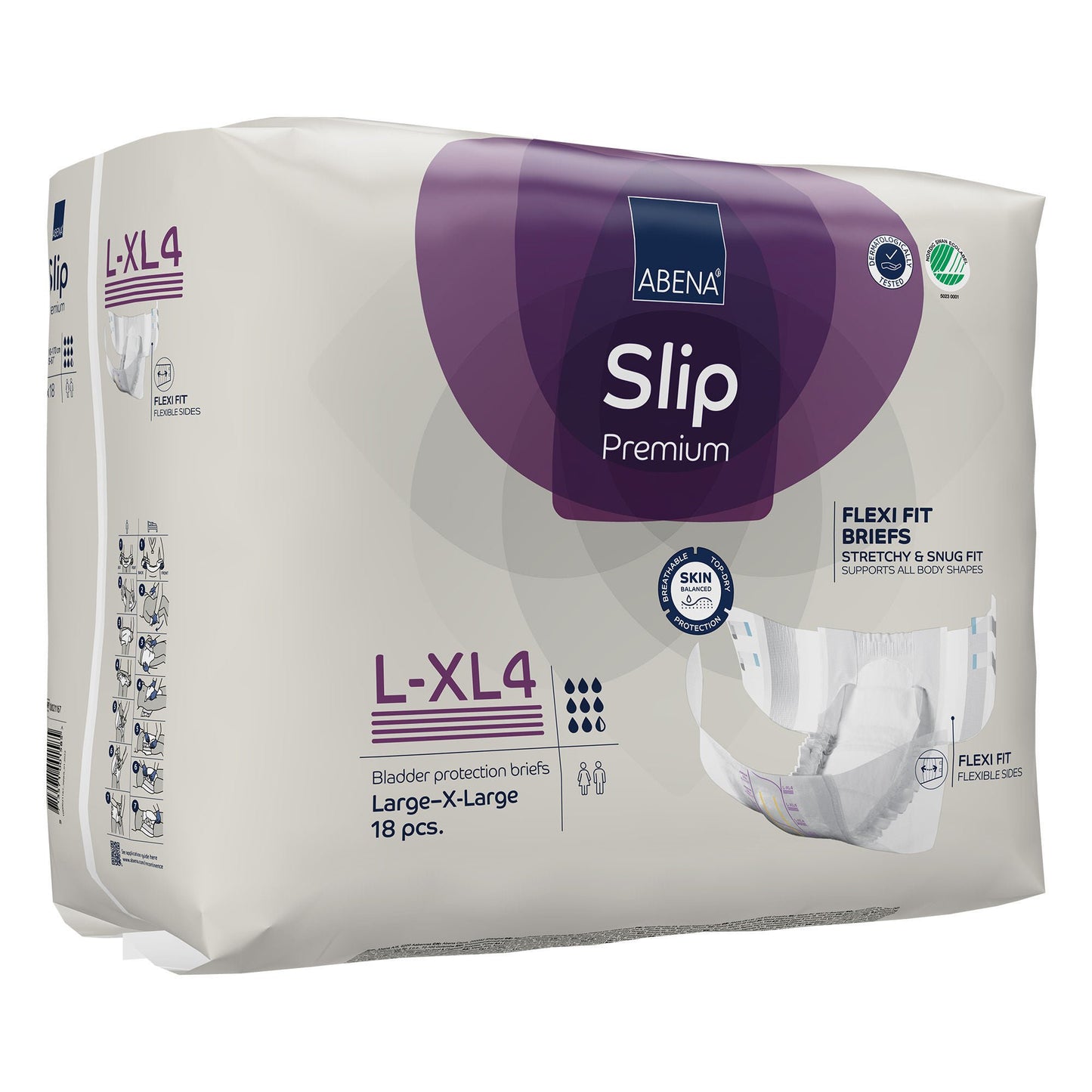 Abena® Slip Premium Flexi Fit Incontinence Briefs, L-XL4