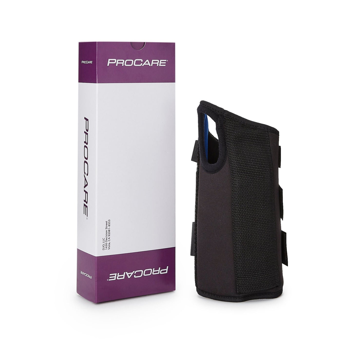 ProCare® ComfortForm™ Wrist Brace with Palmar Stay, Black, Left-Hand