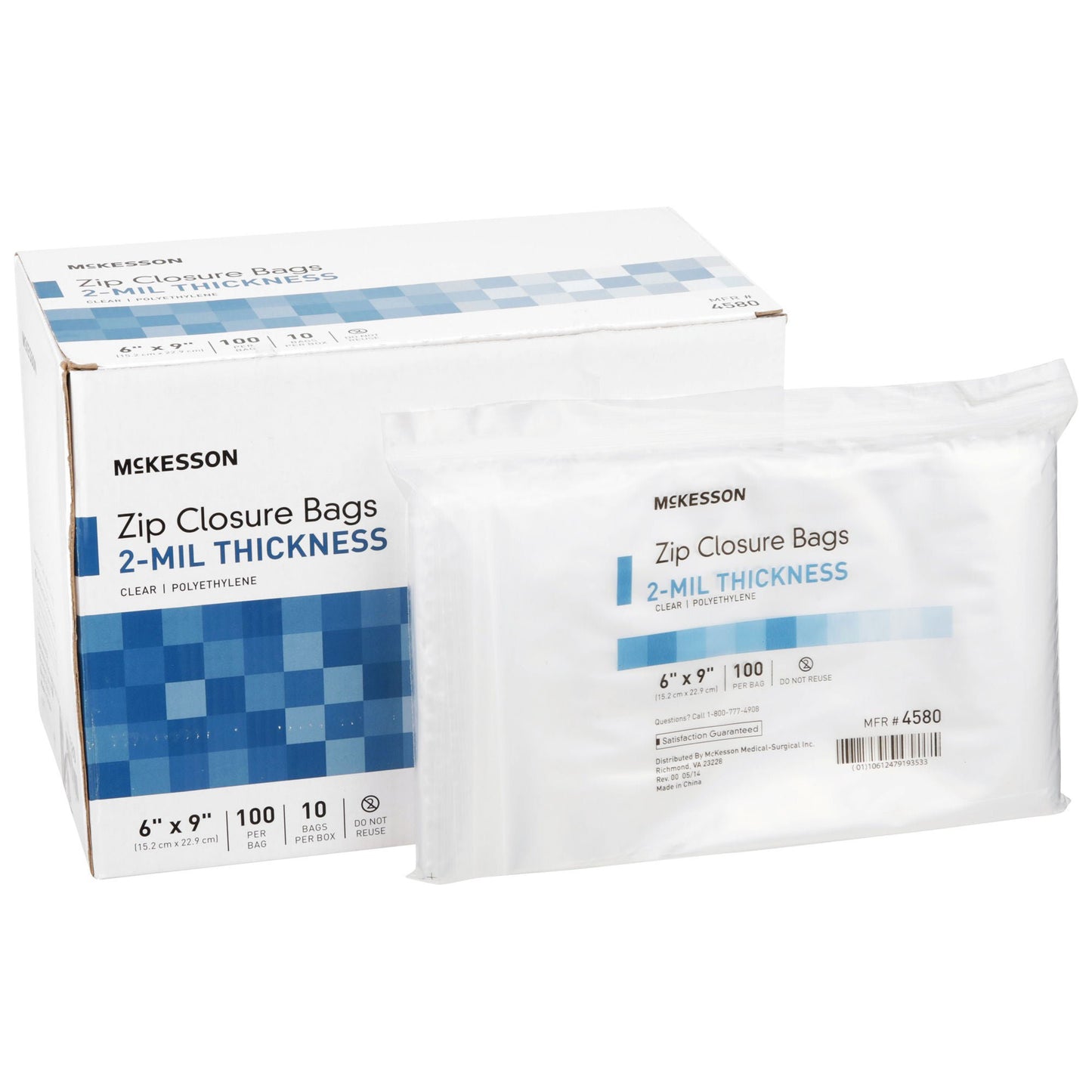 McKesson Zip Closure Bag