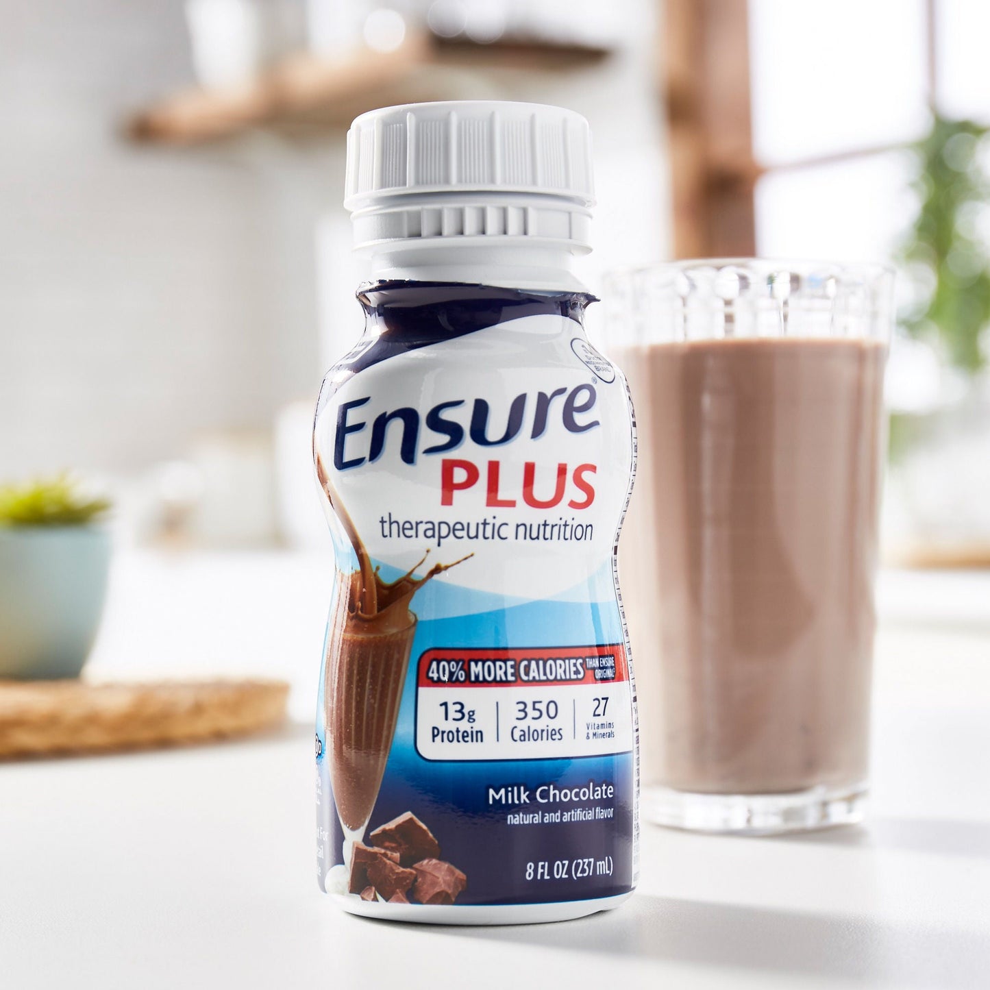 Ensure® Plus Therapeutic Nutrition, Chocolate, Bottle