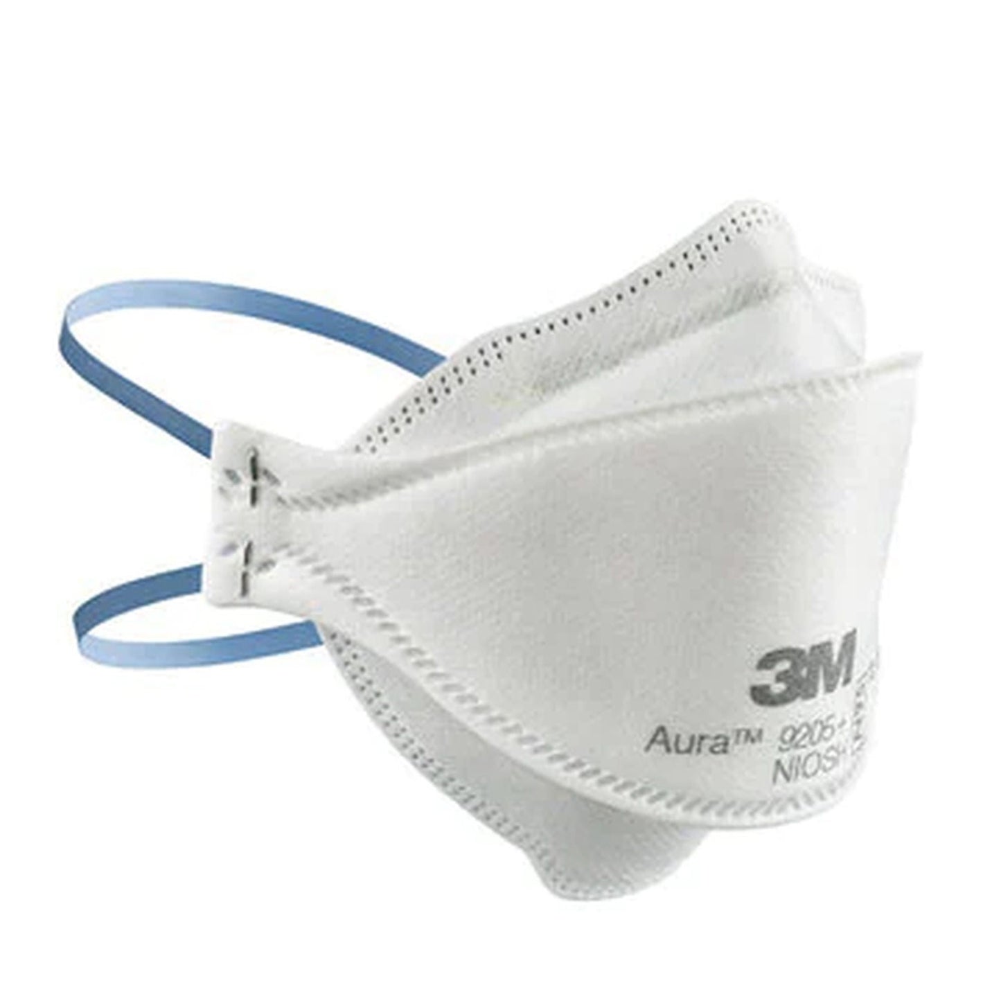 3M Aura Particulate Respirator Mask Industrial N95 Not Rated Elastic Strap