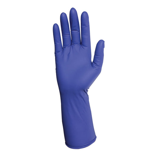 PremierPro™ Extended Cuff Nitrile Exam Gloves, Blue