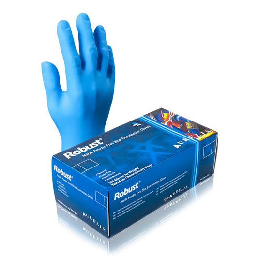 Gloves Robust™ Nitrile 4.5 mil Blue Powder-free Nitrile