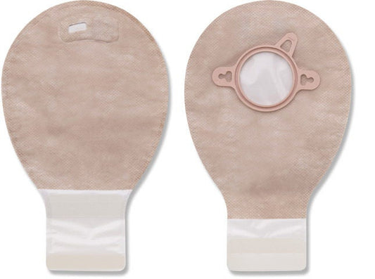 New Image™ 18294 Two-Piece Transparent Ostomy Pouch, Pre-cut to Fit , Blue