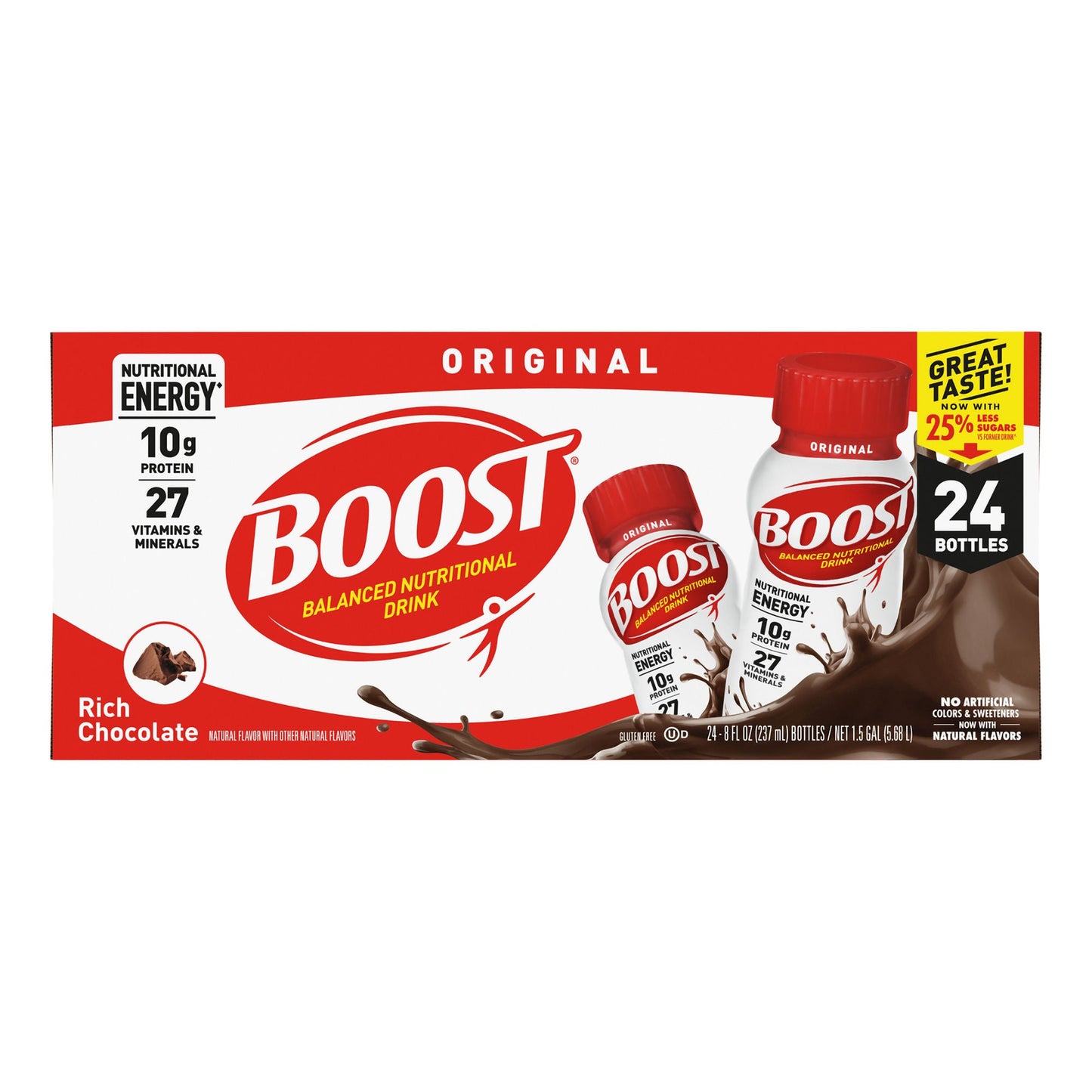 Boost® Original Chocolate Balanced Nutritional Drink, bottle
