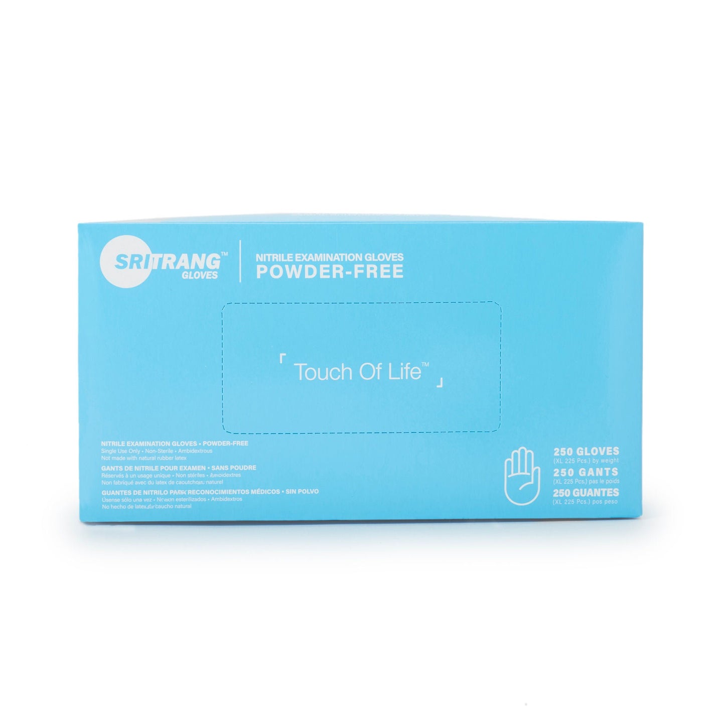 Touch of Life™ Nitrile Exam Gloves, Black - view 2