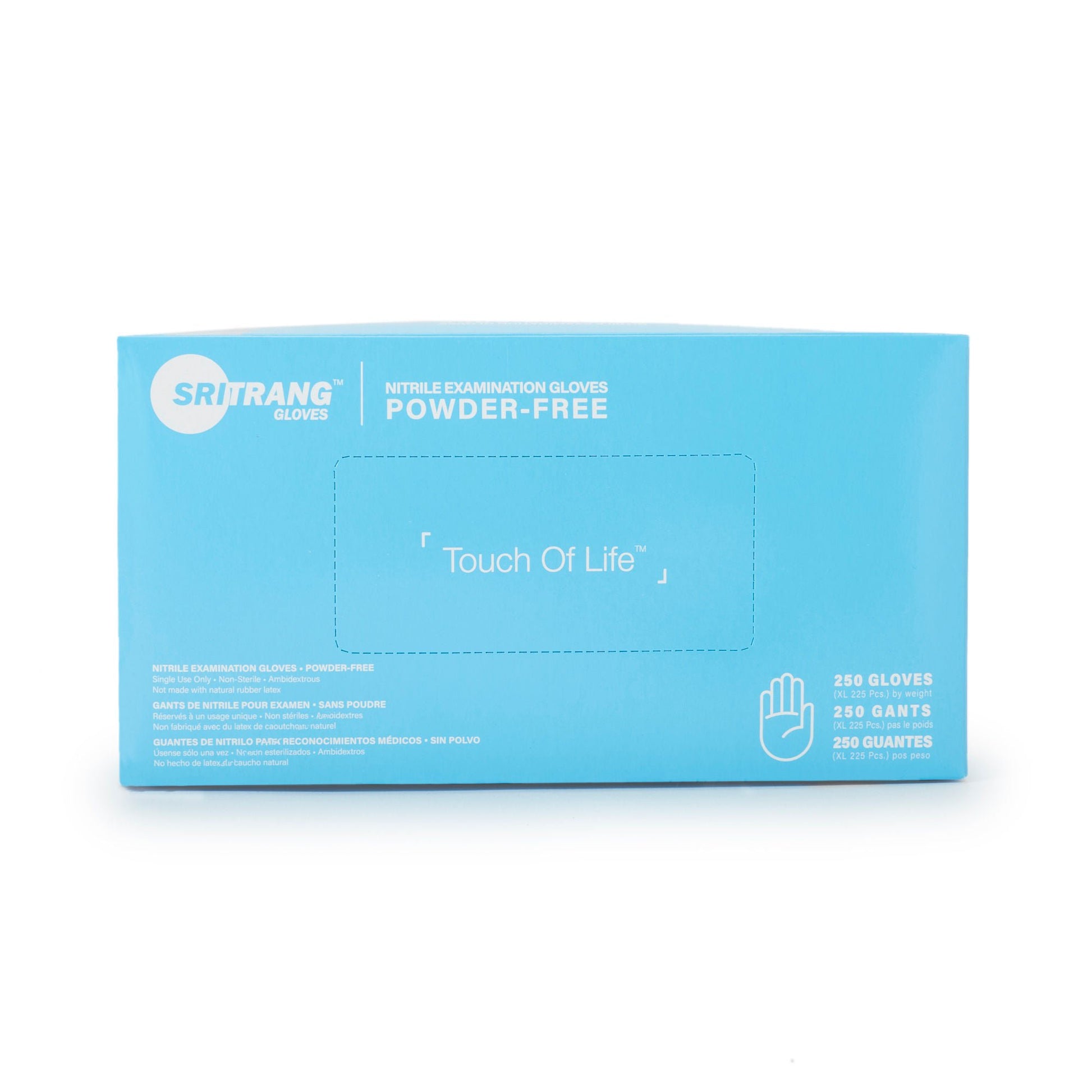 Touch of Life™ Nitrile Exam Gloves, Black - view 2