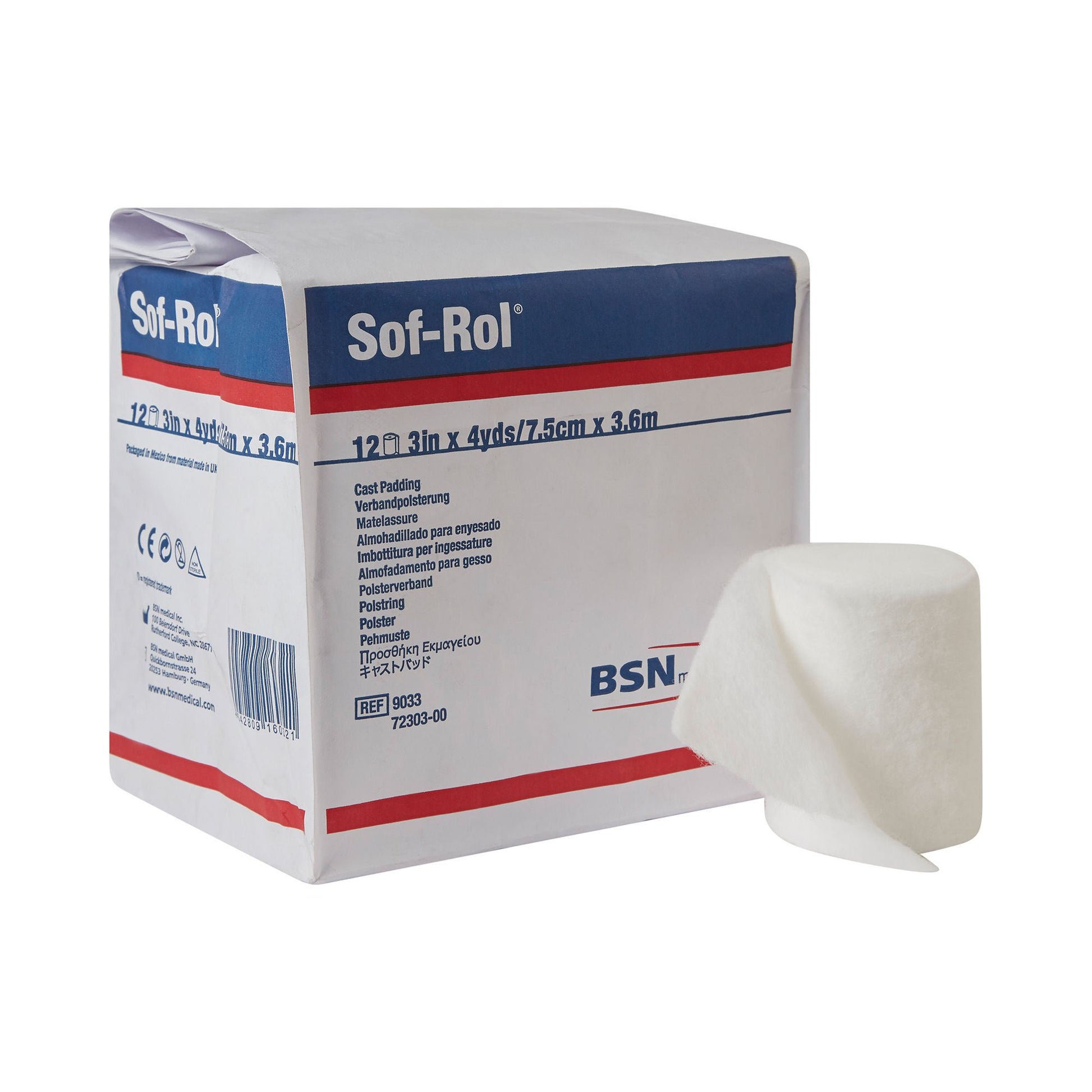 Sof-Rol® White Rayon Cast Padding