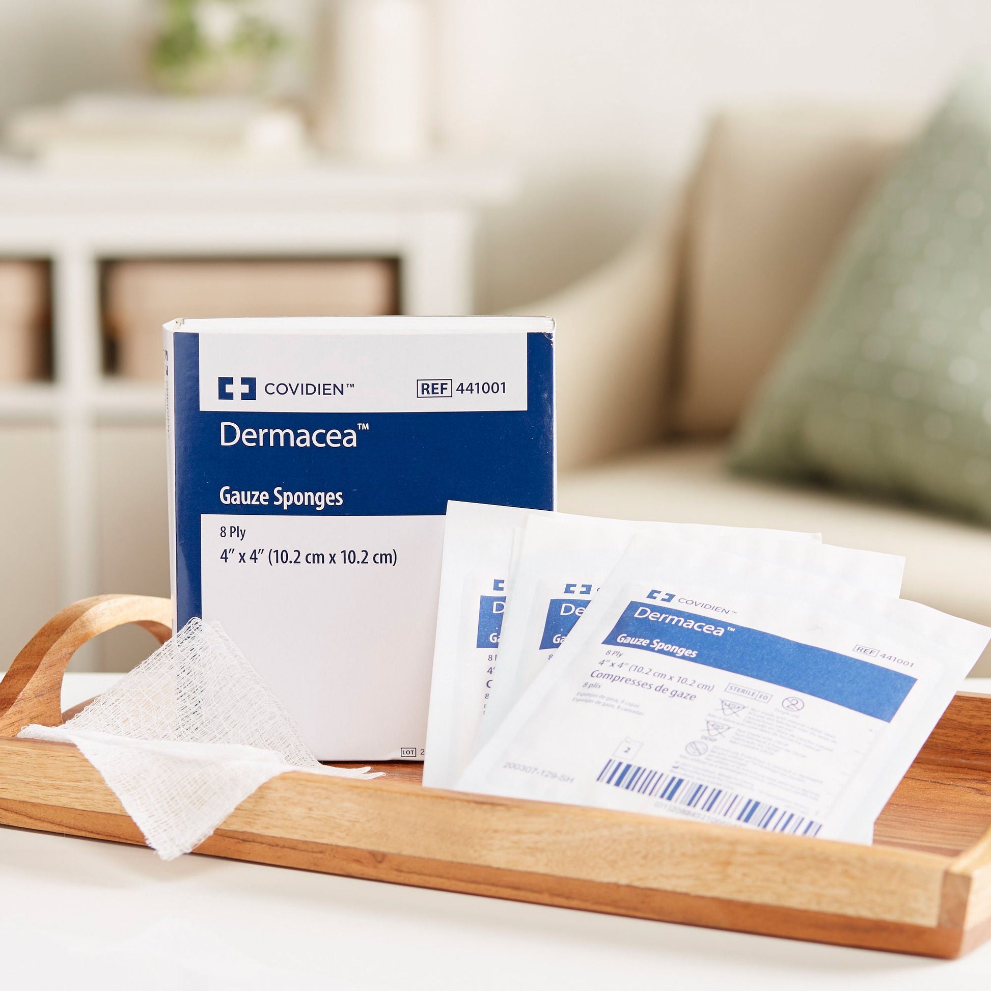 Dermacea™ Sterile Gauze Sponge, Eight-Ply