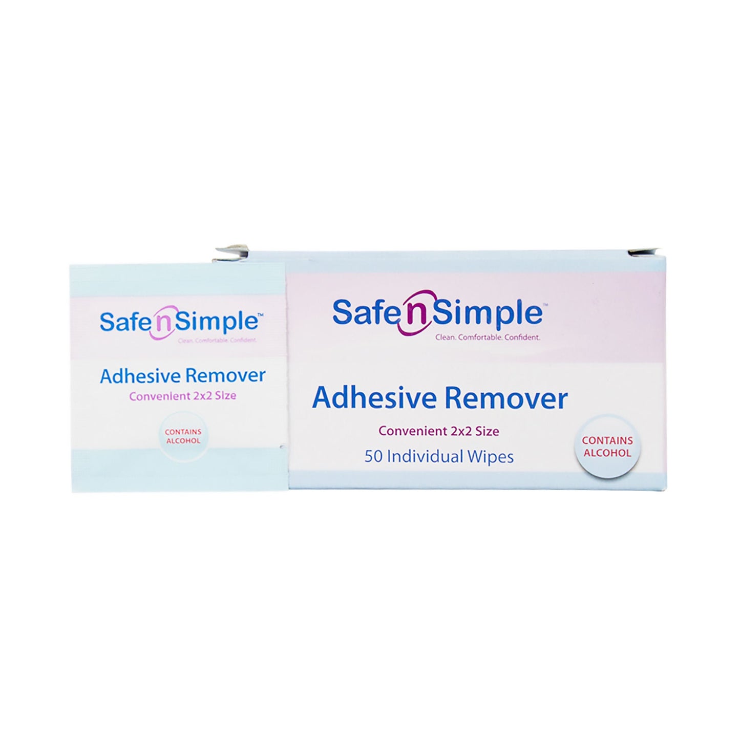 Safe N Simple Adhesive Remover, Wipe