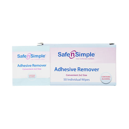 Safe N Simple Adhesive Remover, Wipe