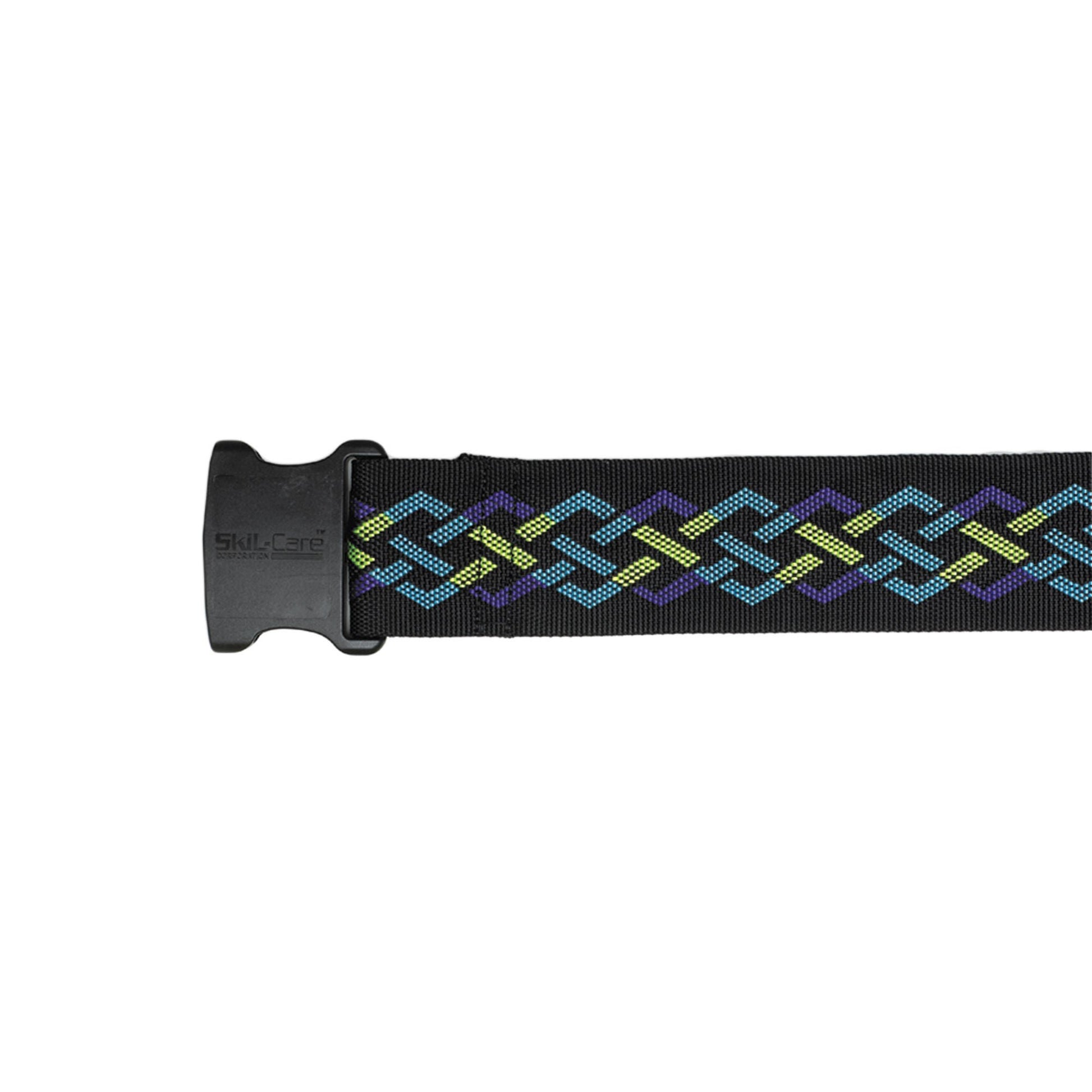 SkiL-Care™ Nylon Gait Belt with Delrin Buckle, Geo-Pattern C