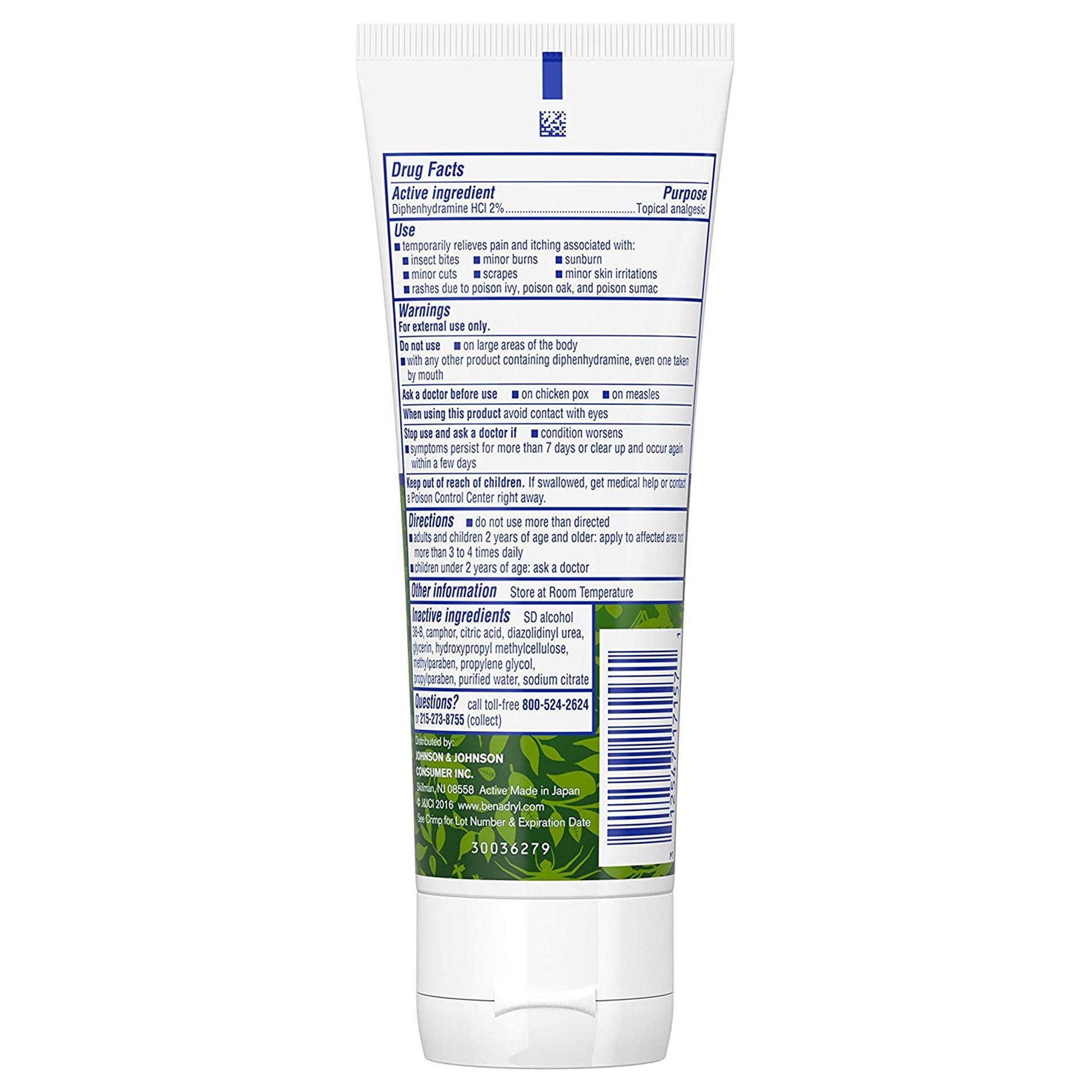 Benadryl® Itch Stopping Diphenhydramine Topical Analgesic Gel Extra Strength