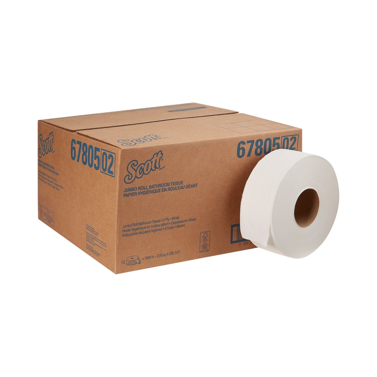 Scott® Essential Jumbo Roll Toilet Paper, 3-11/