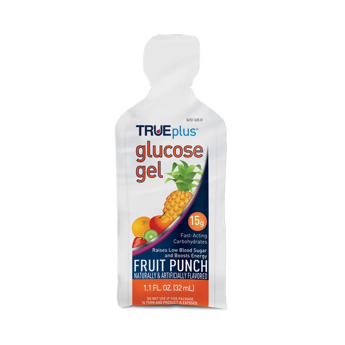 TRUEplus™ Fruit Punch Glucose Gel, Pouch