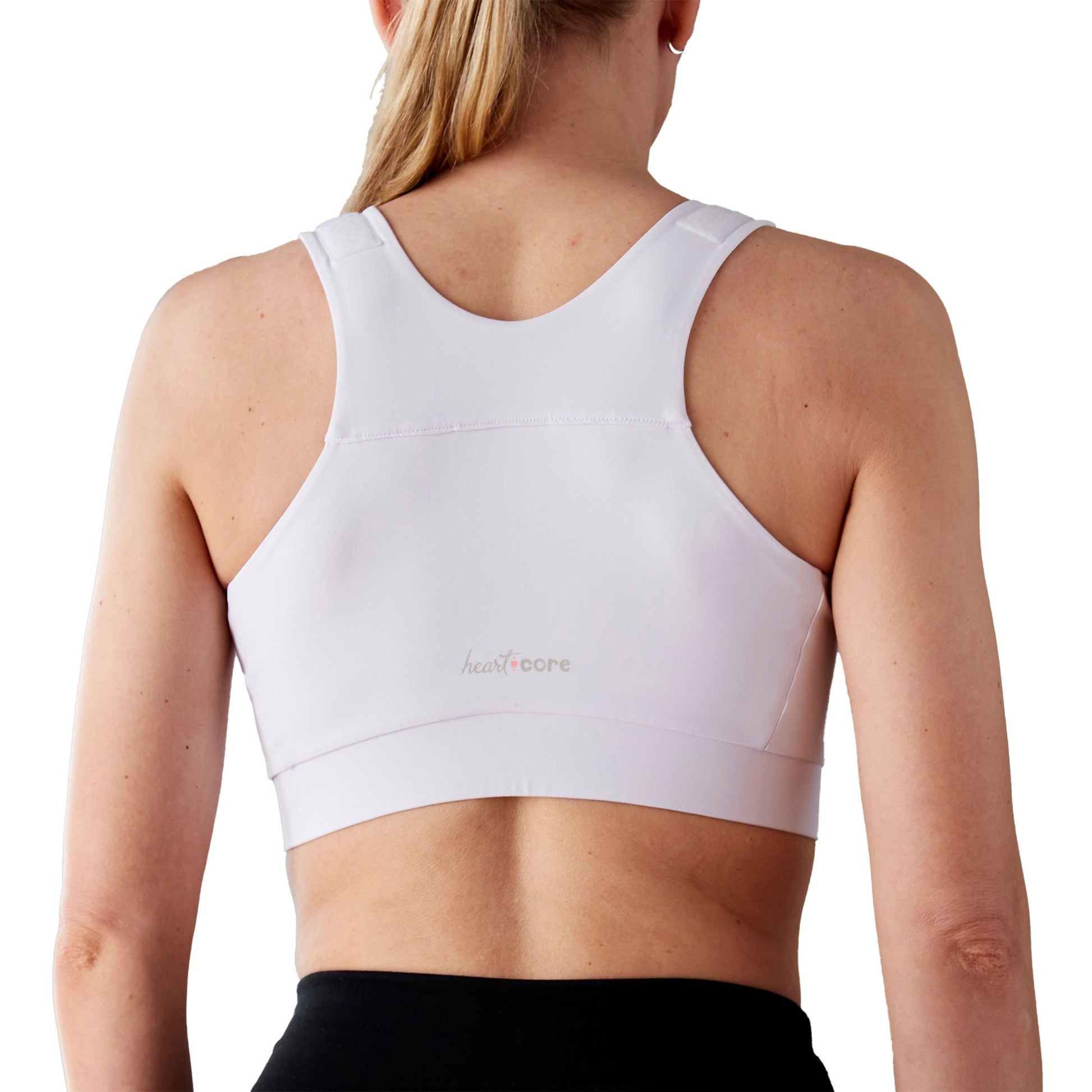 Shirl Post Surgical Bra, White, Extra Small