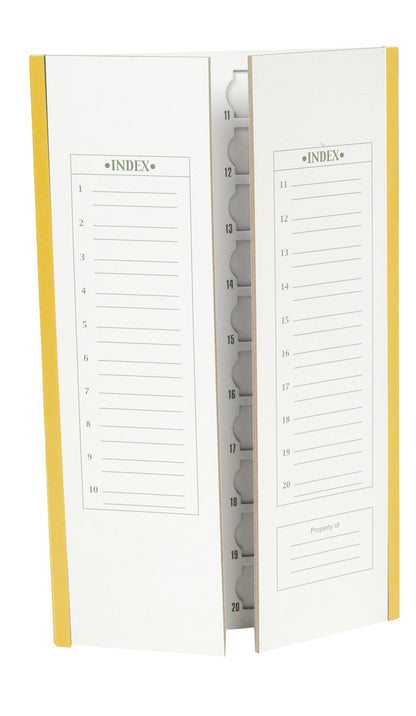 Heathrow Scientific 20-Place Cardboard Slide Tray, Case of 72 — HS9914, 120197