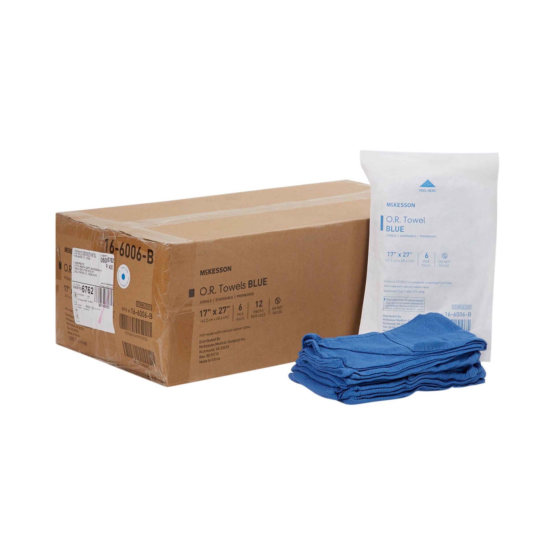 McKesson Sterile Blue O.R. Towel