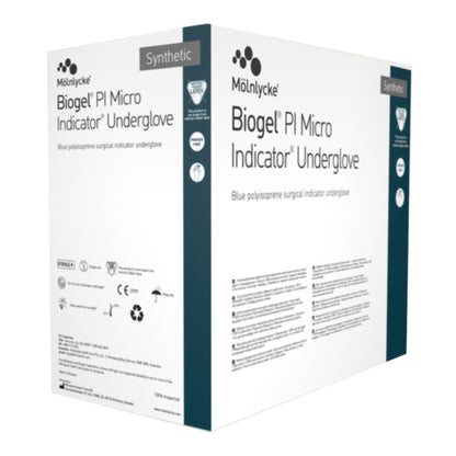 Sterile Biogel® PI Micro Indicator® Underglove Polyisoprene Surgical Gloves, Blue - view 2